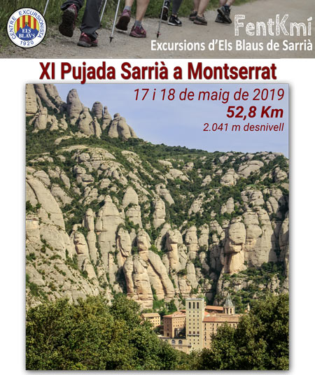 XI Pujada a peu de Sarrià a Montserrat