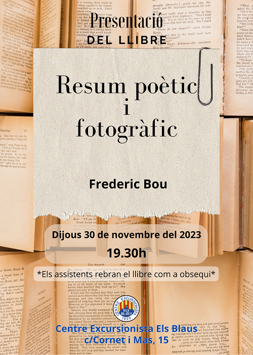 Presentació del llibre 'Resum poètic i fotogràfic' Presentació del llibre 'Resum poètic i fotogràfic'