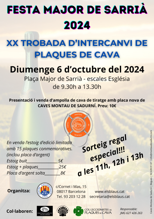 XX Trobada d'Intercanvi de Plaques de Cava 