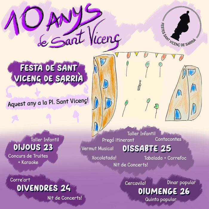 Festa de Sant Vicenç de Sarrià 2025 Festa de Sant Vicenç de Sarrià 2025