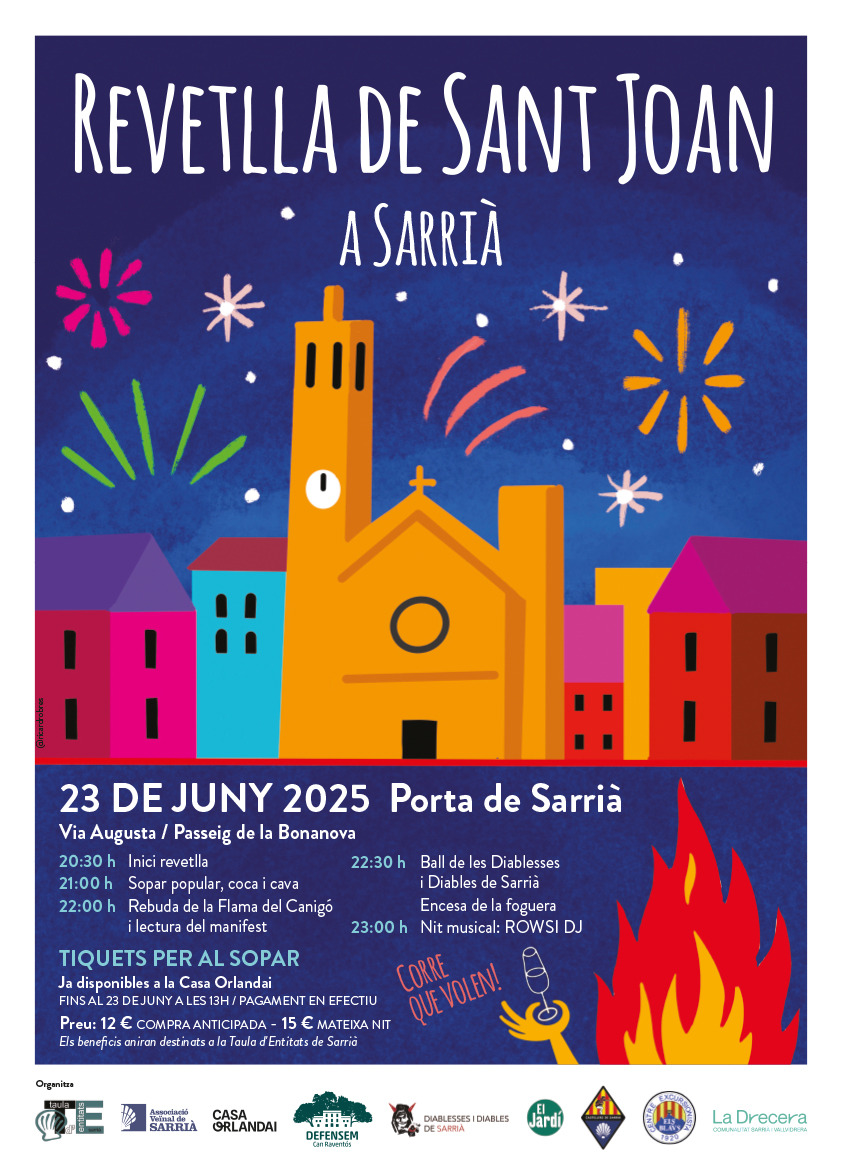 Revetlla de Sant Joan a Sarrià 2025 Revetlla de Sant Joan a Sarrià 2025