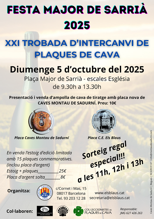 XXI Trobada d'Intercanvi de Plaques de Cava 